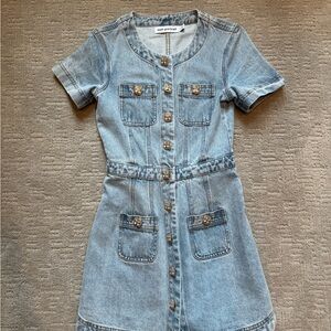 Self-Portrait Blue Denim Dress size US0